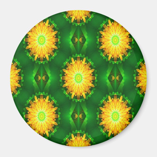 Sunshine Dahlias.... Magnet (Front)