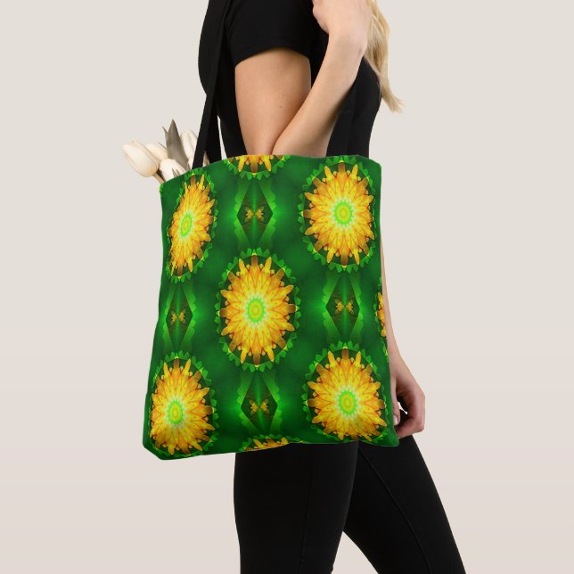 Sunshine Dahlias... Tote Bag (Close Up)