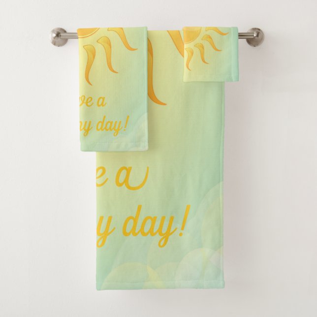 Sunshine Design Bath Towel Set (Insitu)