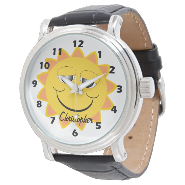 Sunshine Design Personalised Watch (Angled)