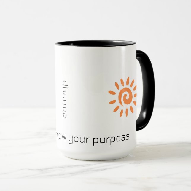 Sunshine Dharma Mug (Front Right)