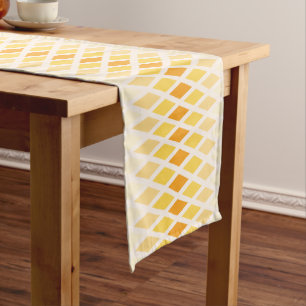 Sunshine Diamond Ombre Short Table Runner