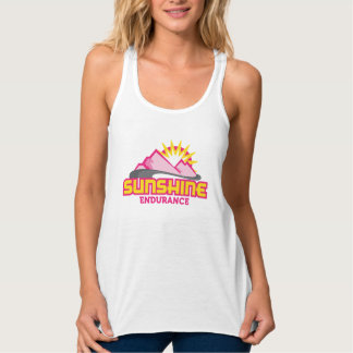 Sunshine Endurance Pink Running Tank Active Wear