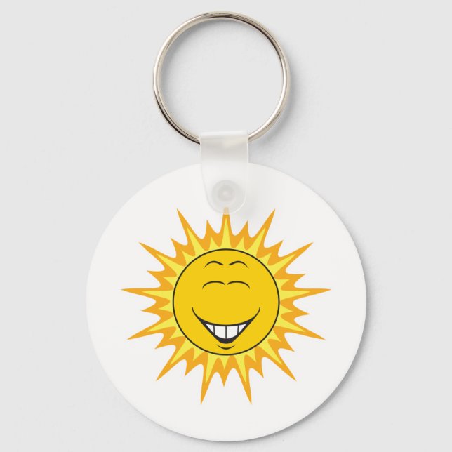 Sunshine Face Key Ring (Front)