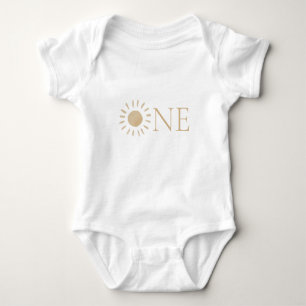 Sunshine First Birthday Baby Bodysuit