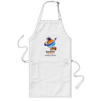 Sunshine, Flip Flops, Endless Thrills Long Apron