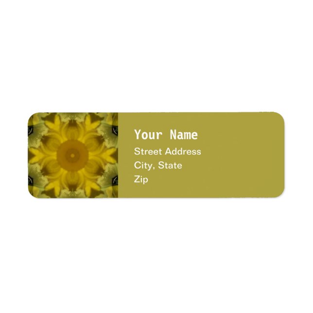 Sunshine Flower Burst Golden (Front)