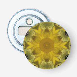 Sunshine Flower Burst Golden Bottle Opener