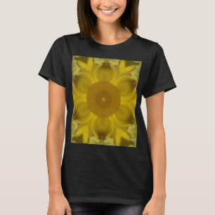 Sunshine Flower Burst Golden T-Shirt