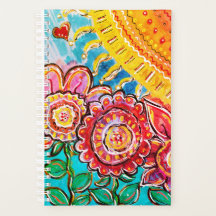 Sunshine & Flowers Colourful Planner