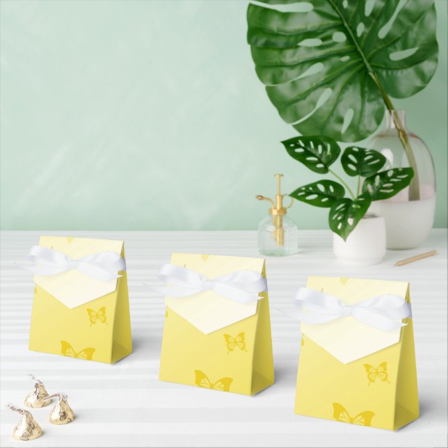 Sunshine Flowers n Butterflies Favour Box (Multiple)