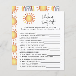 Sunshine Game Who knows DADDY best