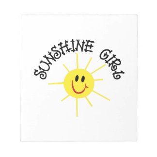 Sunshine Girl Notepad