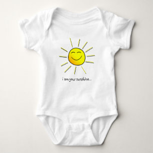 Sunshine (goes w/ "you are my sunshine") matching baby bodysuit