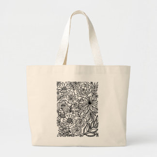 Sunshine Good Times Flower Illustrated Tote