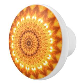Sunshine & Happiness Mandala Decorative Pull Knob