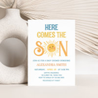 Sunshine Here Comes the Son Baby Shower