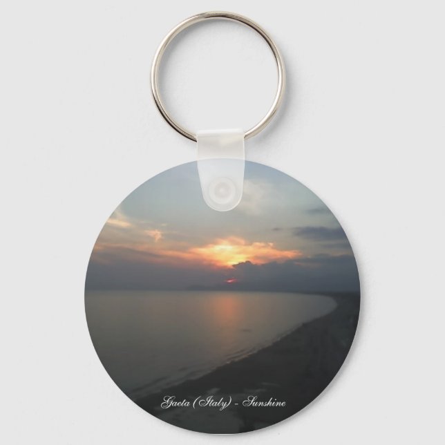 Sunshine in Gaeta (Italy) Keychain (Front)