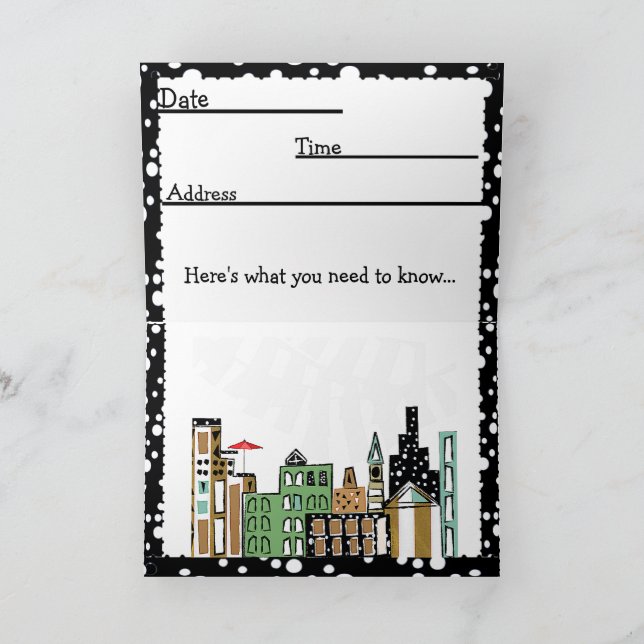 SUNSHINE IN THE CITY INVITATION (Inside)
