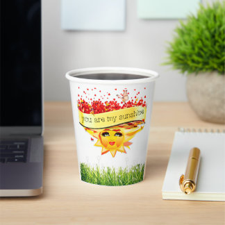 SUNSHINE KISSES PAPER CUPS