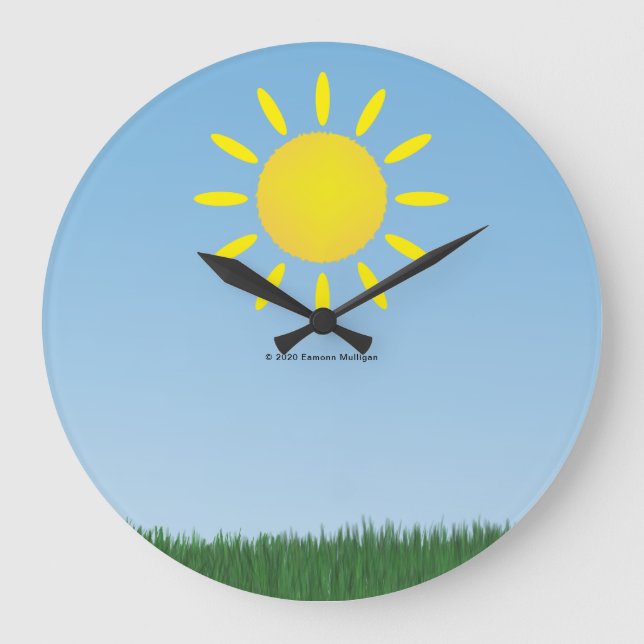 Sunshine Large Clock (Front)