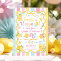 Sunshine Lemonade And Fun 1st Birthday Party
