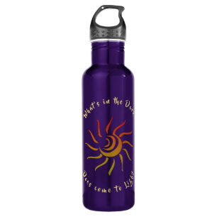 Sunshine Light to Dark Quote Saying 710 Ml Water Bottle