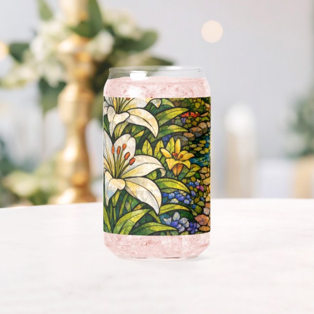 Sunshine Lilies Stained Glass (Insitu (Wedding))