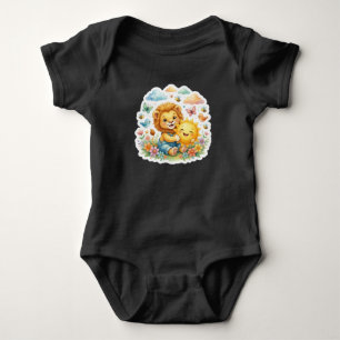 Sunshine Lion Baby Bodysuit