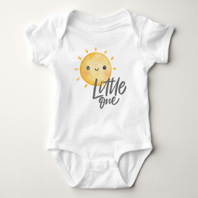 Sunshine Little One Baby Shower Bodysuit (Front)