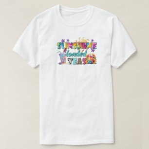 Sunshine & Loaded Teas Colourful Summer Vibes Tee