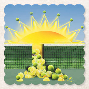 SUNSHINE MATCH PAPER COASTER