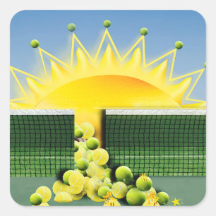 SUNSHINE MATCH SQUARE STICKER
