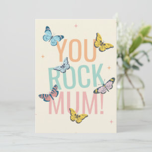 Sunshine & Mint: A Vintage Floral Mother's Day  Holiday Card