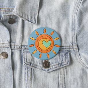 Sunshine of Love ☀️💚 7.5 Cm Round Badge