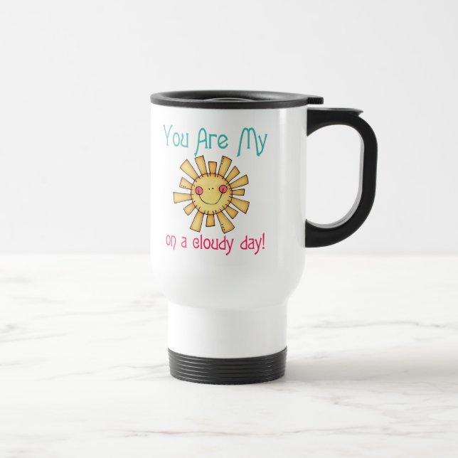 Sunshine on a Cloudy Day Travel Mug (Right)