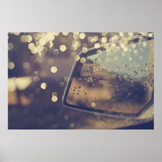 Sunshine on a rainy day poster