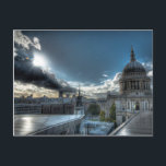 Sunshine over St. Paul's Cathedral, London Postcard<br><div class="desc">The view from the top of One New Change opposite St. Paul's Cathedral offers a unique view of the monument and across London</div>