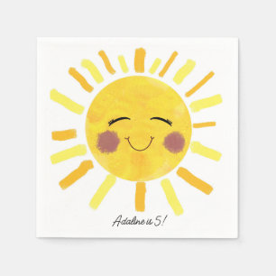Sunshine paper napkin