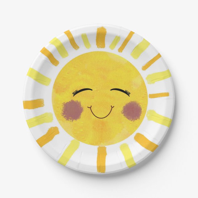 Sunshine paper plate (Front)