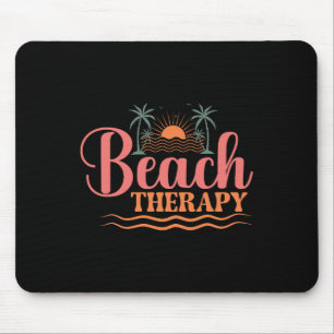 Sunshine Paradise Summer Vibes Beach Therapy Mouse Pad