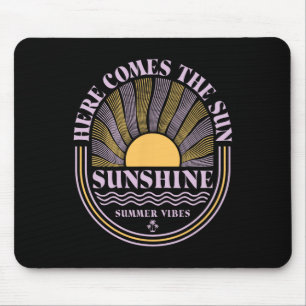 Sunshine Paradise Summer Vibes Here Comes The Sun Mouse Pad
