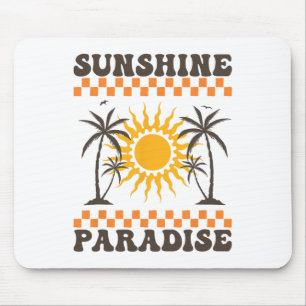 Sunshine Paradise Summer Vibes Here Comes The Sun Mouse Pad
