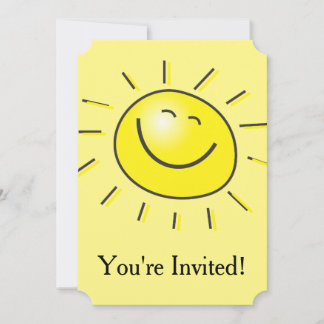 Sunshine Party Invitation