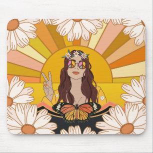 Sunshine Peace Mouse Pad