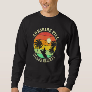Sunshine Pill Island Heights Summer New Jersey Tro Sweatshirt