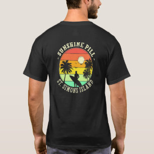 Sunshine Pill St Simons Island Summer Georgia Trop T-Shirt