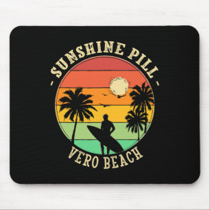 Sunshine Pill Vero Beach Summer Florida Tropical B Mouse Pad
