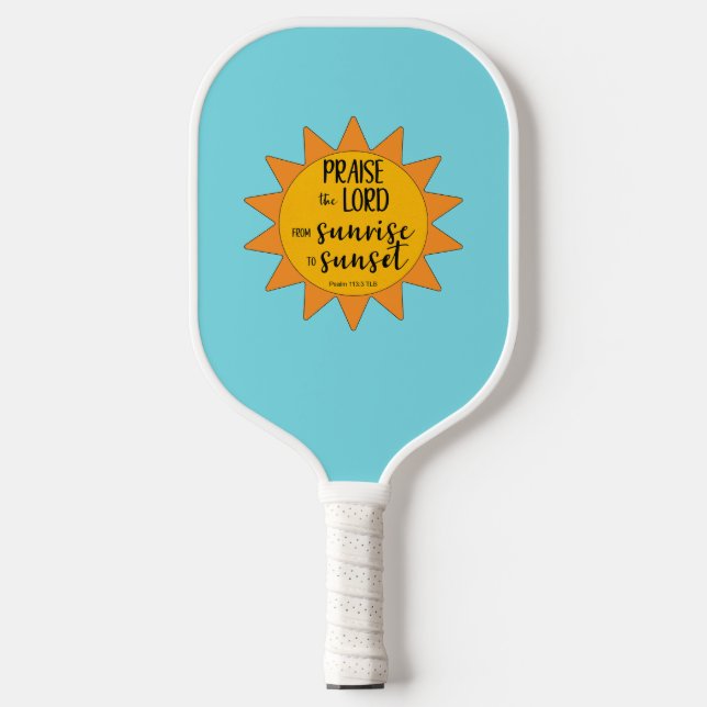 Sunshine Praise the Lord Pickleball Paddle (Front)