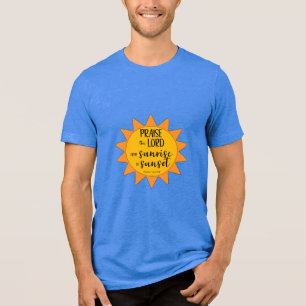 Sunshine Praise the Lord Tri-Blend Shirt